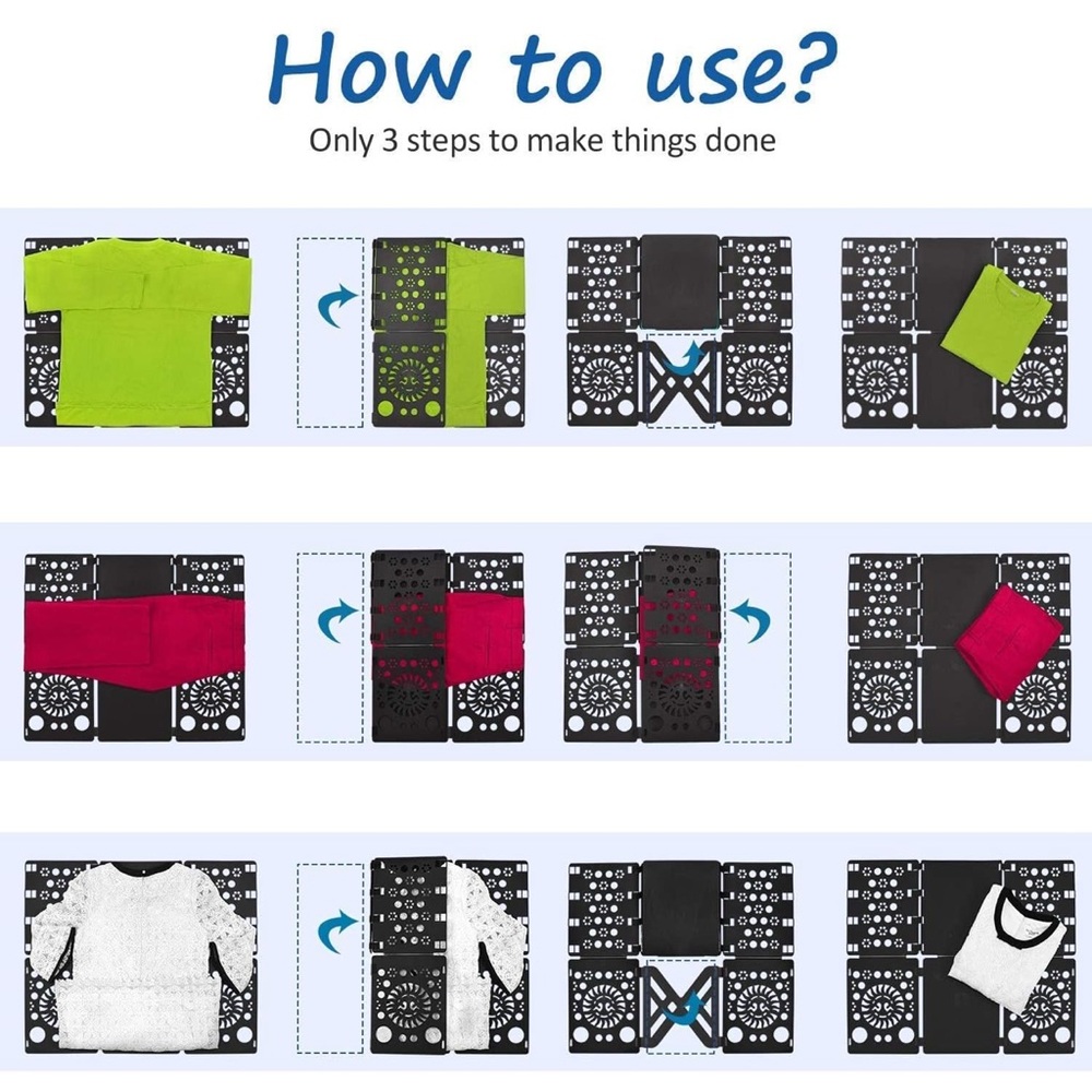 Black Shirt Folding Board - Picture 5 of 7